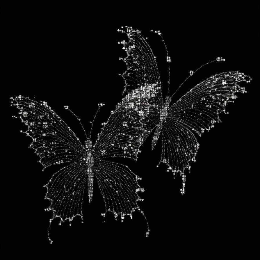 Ascii Art Butterfly Python Code ASCII Arts Butterfly by Tryintogetthere on DeviantArt