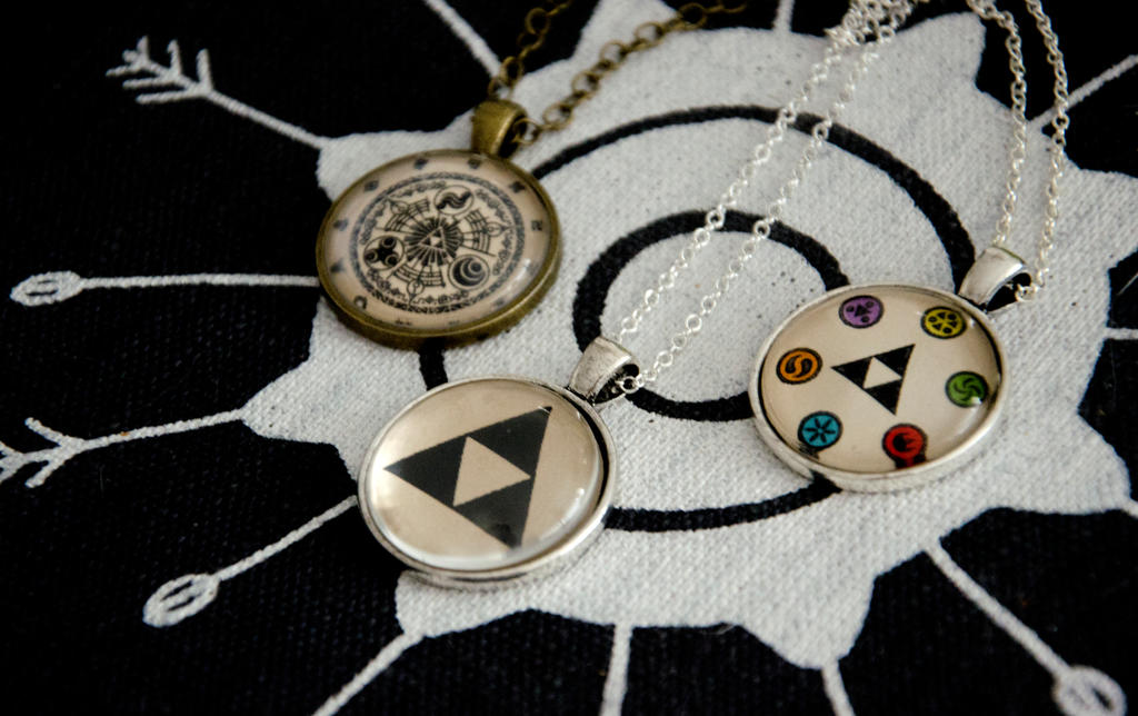The Legend of Zelda inspired pendants