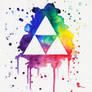 Watercolor TRIFORCE