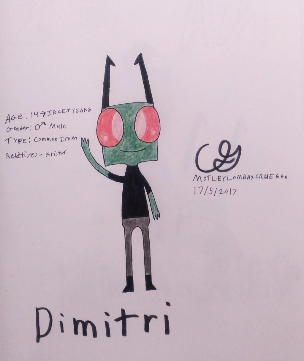 My new OC, Dimitri!