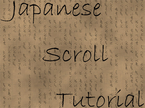 Japanese Scroll Tutorial by AllenR on DeviantArt