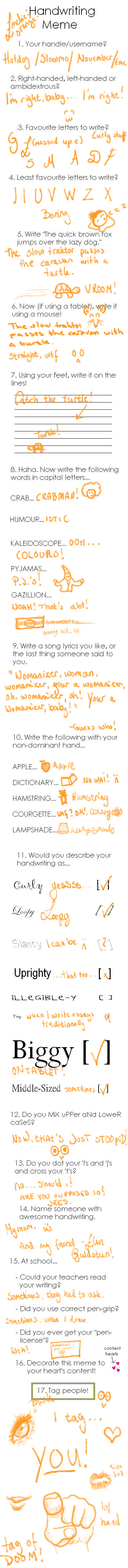 Handwriting Meme