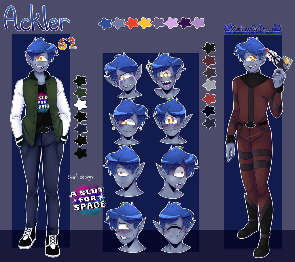 Ackler Character Sheet by StinkiesDraws on DeviantArt
