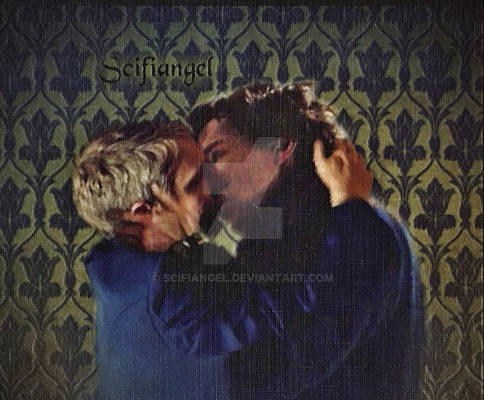 Sherlock-John kiss2-oil painting filter