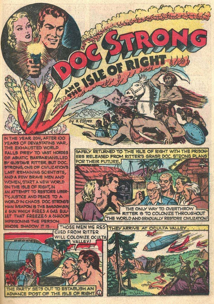 DOC STRONG JULY 1940 COMIC PAGE 1. by ftf33ii on DeviantArt