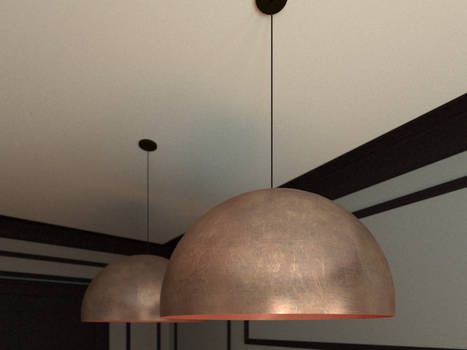 Copper shade Oru from Fabbian