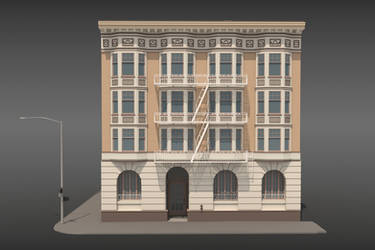 3D Apartment Building