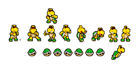 Koops Shell Sprite Koopa troopa.EXE sprite sheets V1 (fan-made) by HunterEvansStudios33 on ...