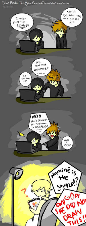 Xion Finds The Yaoi Source