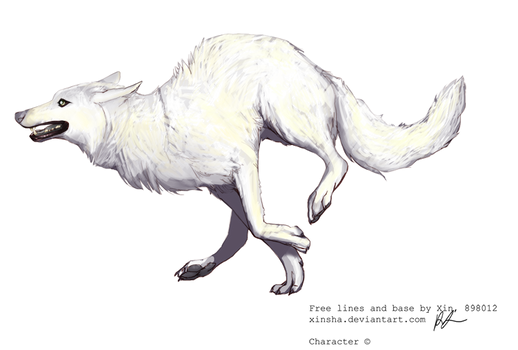 PNG version wolf base