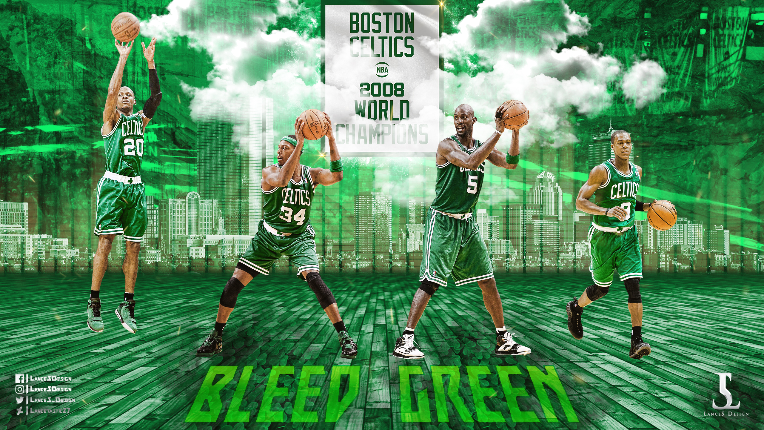 Boston Celtics Big 4 Wallpaper by