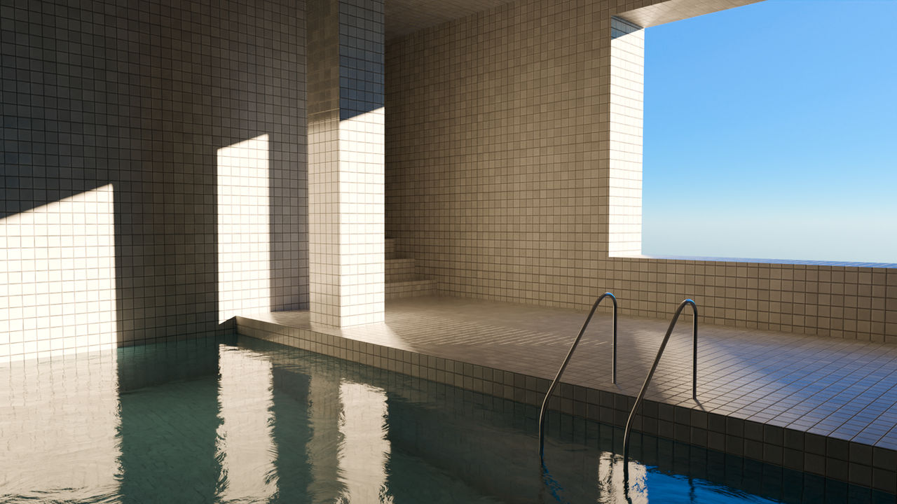 Liminal Spaces (Pool Rooms) by StarDustForge on DeviantArt