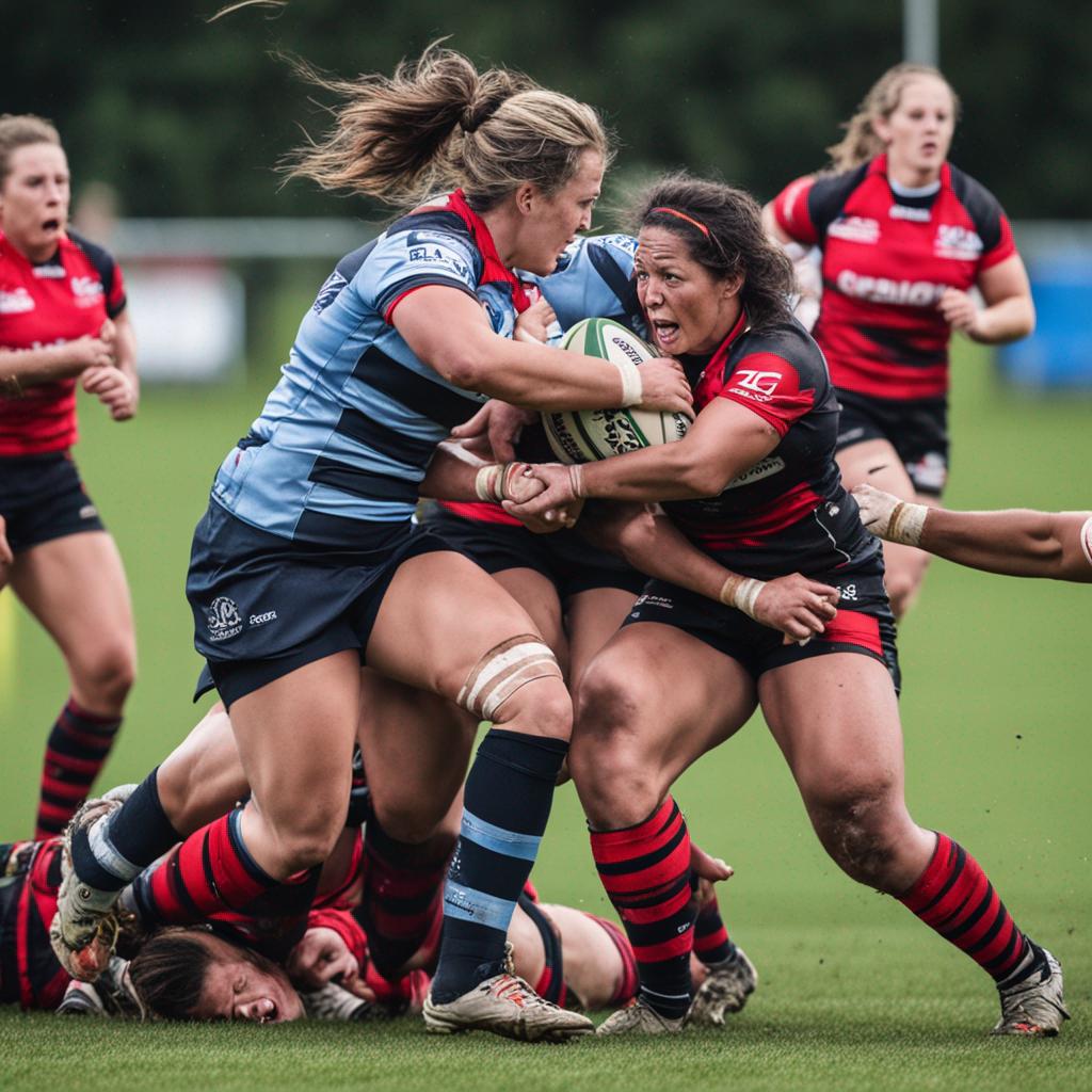 Female Rugby Brawl Two Teams Fight In A Brutal Women's Rugby Match by tomboy888888 on ...