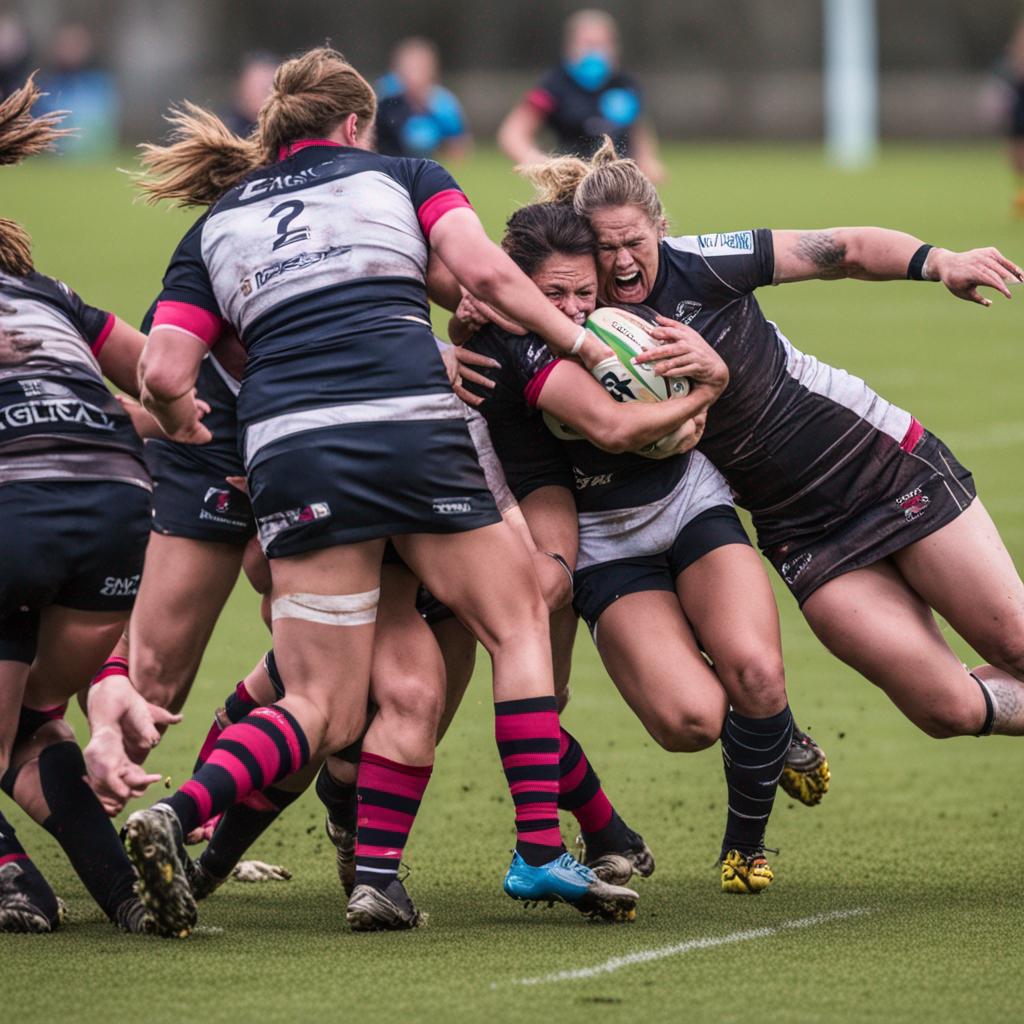 Female Rugby Brawl Two Teams Fight In A Brutal Women's Rugby Match by tomboy888888 on ...