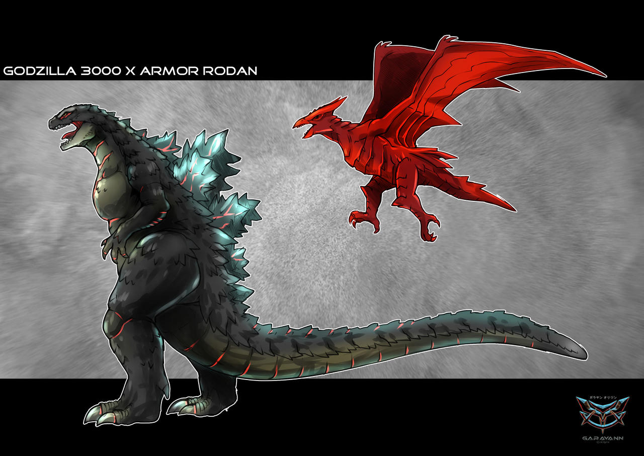 Rodan Red Sign GODZILLA X RODAN by GARAYANN on DeviantArt