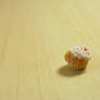 1:12 miniature cupcake with whipped cream