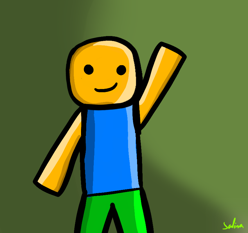 A Roblox Noob by Me by SalinaTheMeow on DeviantArt