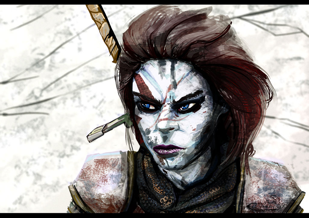 Dunmer Portrait by on DeviantArt