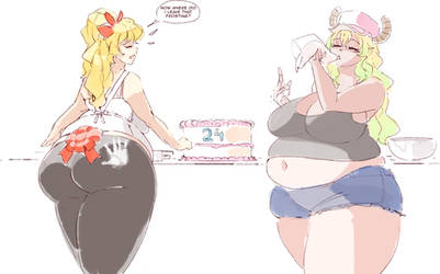 Baking with Lilly and Lucoa by undertaker33