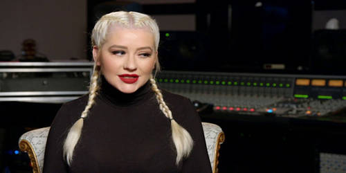 Addams Family Christina Aguilera Celeb Interview