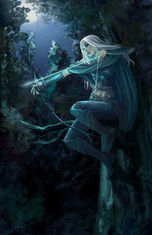 Elf Ranger by cypritree on DeviantArt