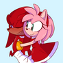 Knuckles and Amy (Redraw)