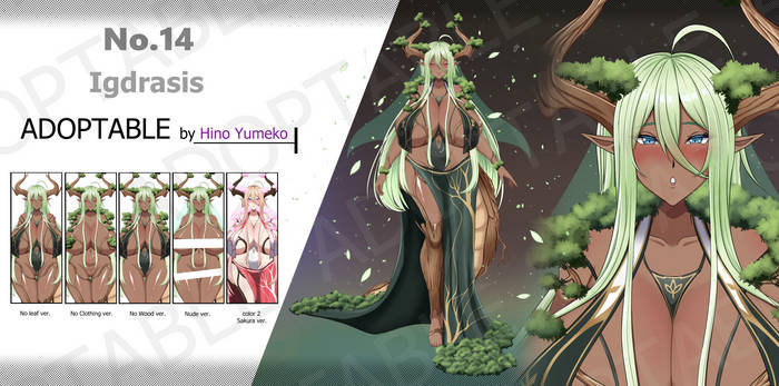 [CLOSED] Adoptable for sale No.14 Igdrasis