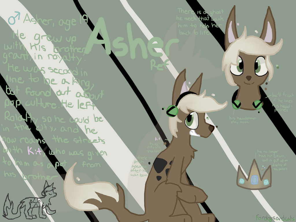 Asher Ref by Comet-Crow on DeviantArt