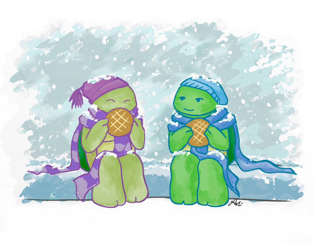 TMNT: Snow by Mosrael-the-Waker on DeviantArt