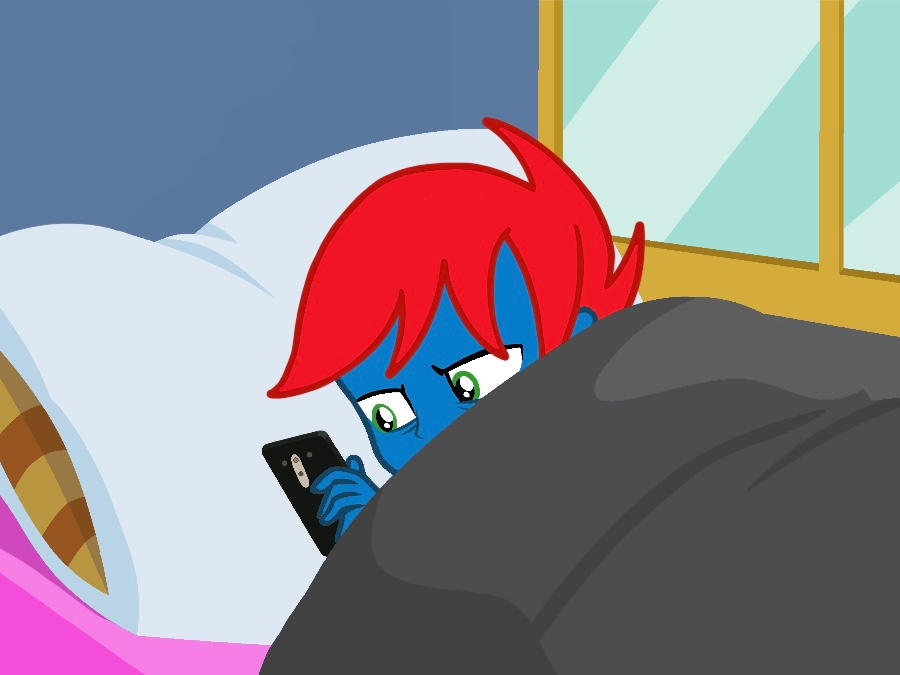 Deviantart Red Texting Who the heck is texting me at 3AM in the morning?! by Ry-BluePony1 on ...