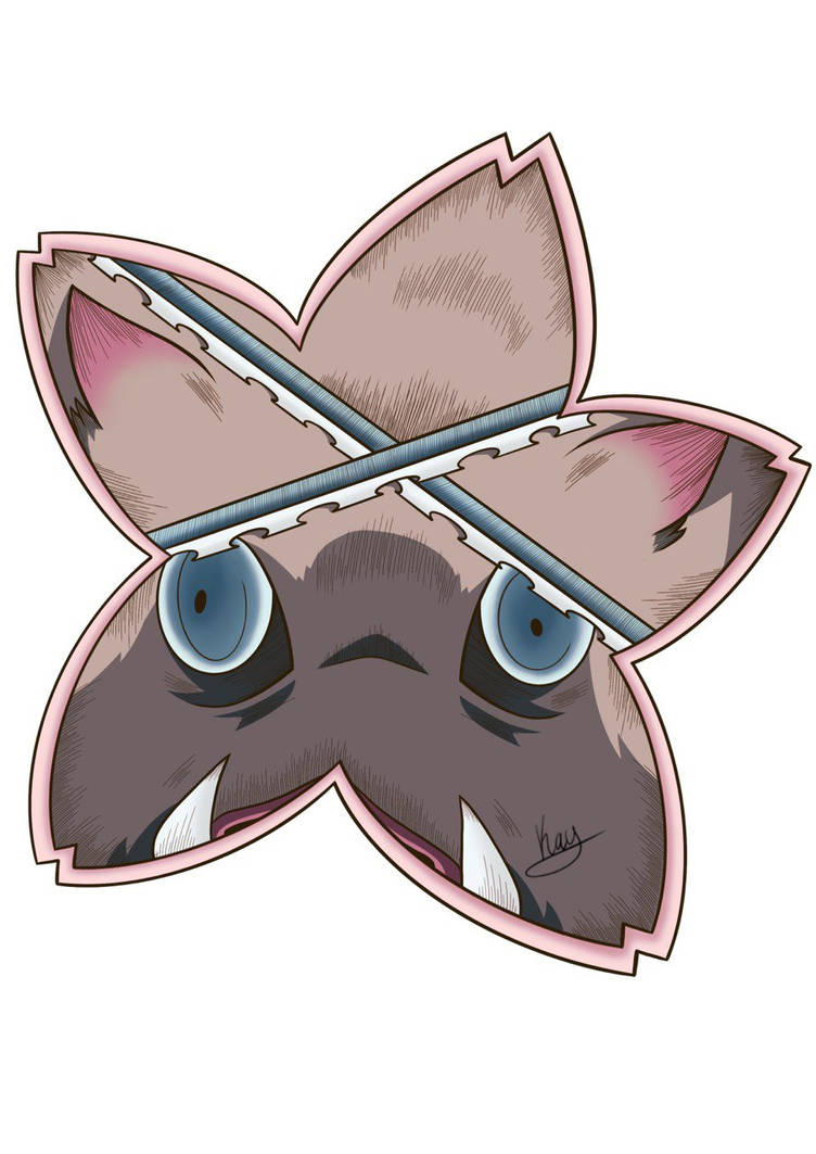 Inosuke mask by EsmeraldaGio on DeviantArt