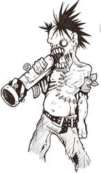 rocket launcher zombie