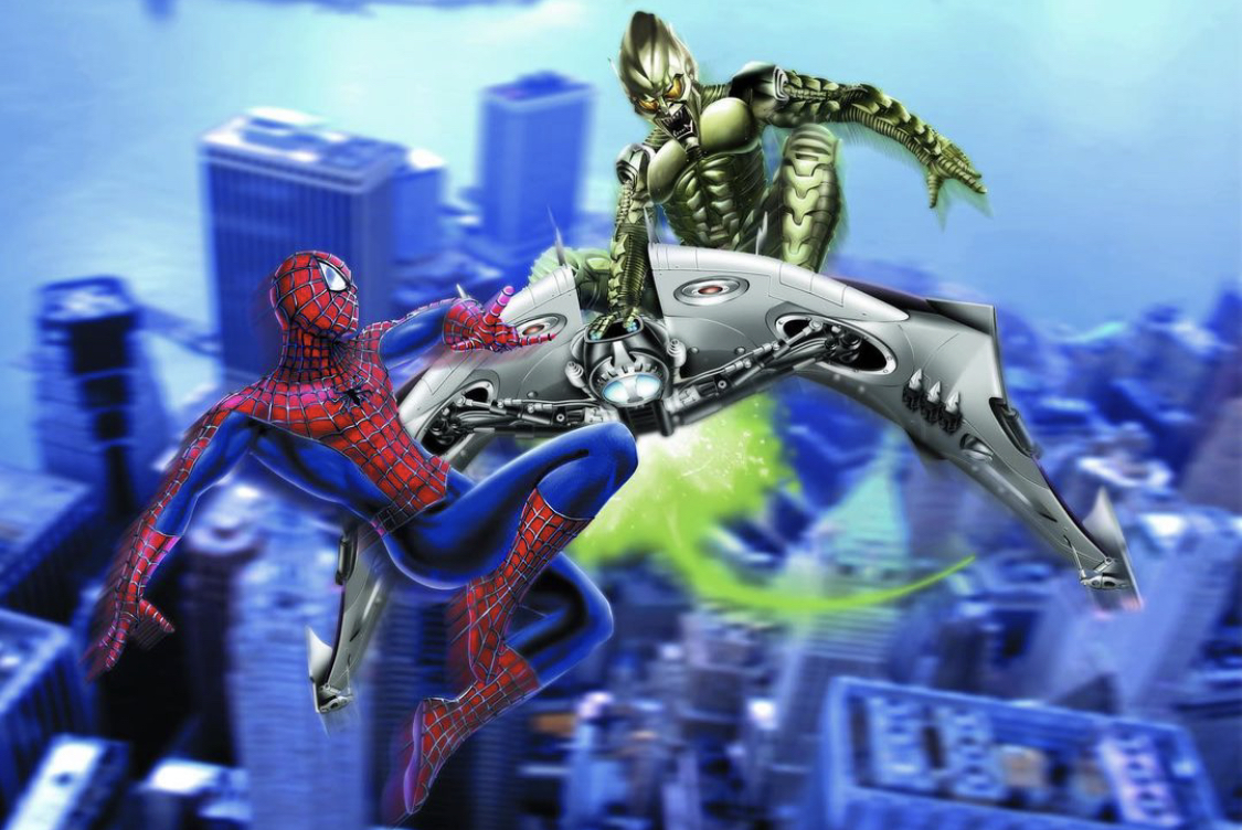 spiderman vs green goblin wallpaper