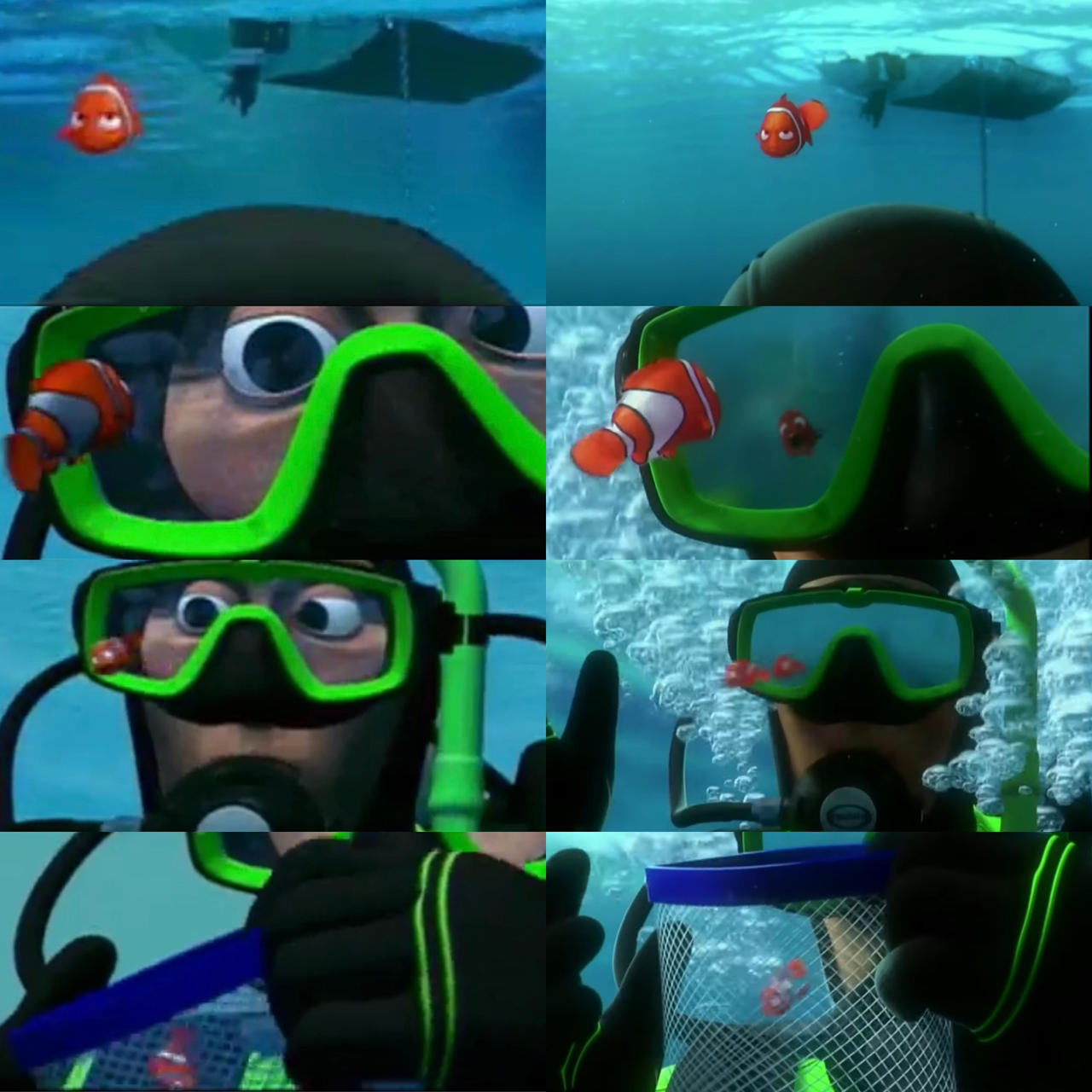 Nemo caught by diver by SamuelBlomquist10 on DeviantArt