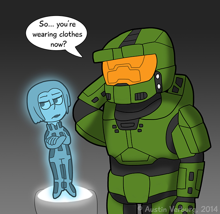 Master Chief Misses Naked Cortana