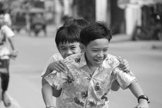 Siem Reap - Boys on Bike 1