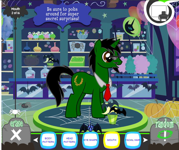 HUB Pony Creator- Halloween Edition