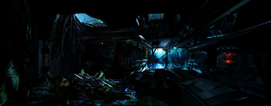 Night Destroyed Science Lab by AkumaKei on DeviantArt