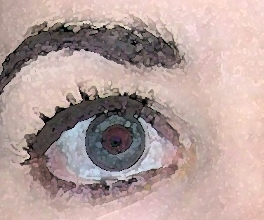 Eye close up