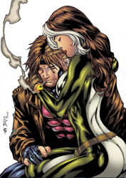 Rogue and Gambit - Embrace