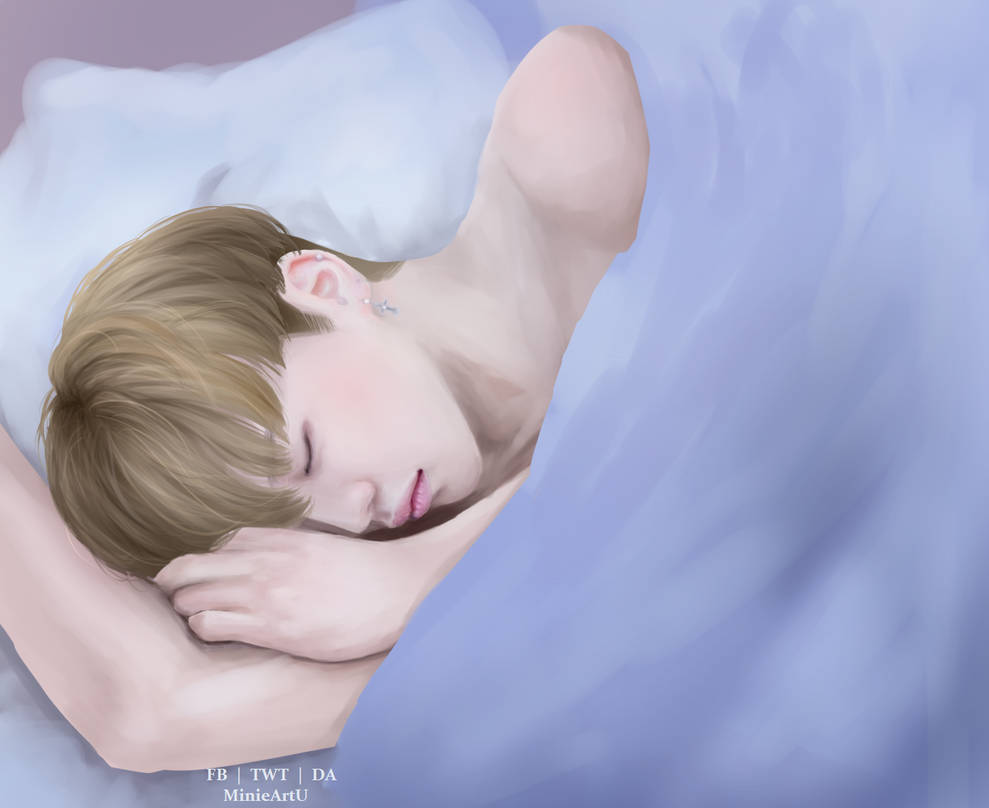 Jimin Sleeping by MinieArt on DeviantArt