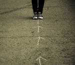 follow the arrows by BiscuiTsi