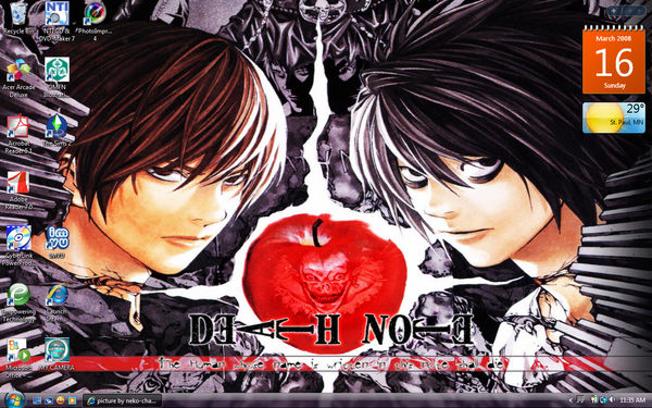 Death Note Desktop by BlackNightingGale on DeviantArt