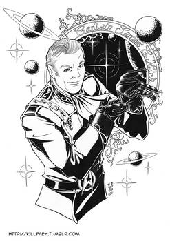 Customized Captain Kirk - Lineart