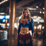 blonde supergirl