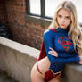 blonde supergirl