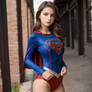 brunette supergirl