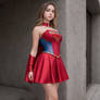 Brunette Supergirl