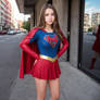 Brunette Supergirl