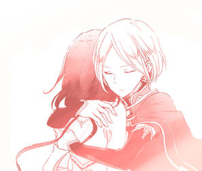 Kiki Hugging Shirayuki Colored